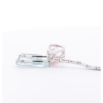 Vintage 26 CTTW Aquamarine, Kunzite & Diamond Detachable Mix/Match Earrings – Assay Jewelers