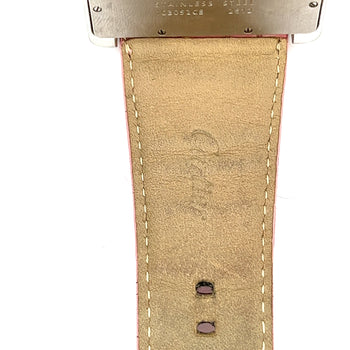 Vintage Cartier Divan 2612 Ladies Wrist Watch W/ Pink Leather Strap – Assay Jewelers
