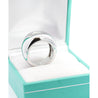 Vintage Cartier Nouvelle Vogue 750 White Gold Dome Ring Circa 1997