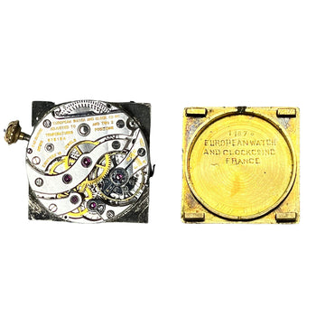 Montre Cartier Anciens à maillons carrés en or 14k - 21 mm - Femme – Assay Jewelers