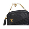 Vintage Chanel Camera 1992 Single Flap Bijoux Chain CC 24K Tassel Handbag Purse