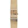 Vintage Omega for Tiffany & Co 14K Gold Textured Dial Manual Wind Bracelet Watch