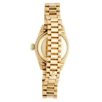 Vintage Rolex 6917 Datejust Presidential 23mm Brown Diamond Dial Gold Watch – Assay Jewelers