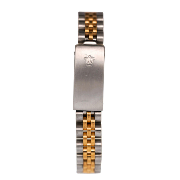 Vintage Rolex Datejust 26mm Two Tone 18K Gold Steel Fluted Bezel Jubilee Watch