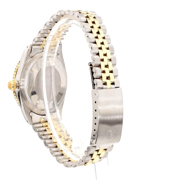 Vintage Rolex Datejust Thunderbird Turn-O-Graph Two Tone Gold Steel Watch