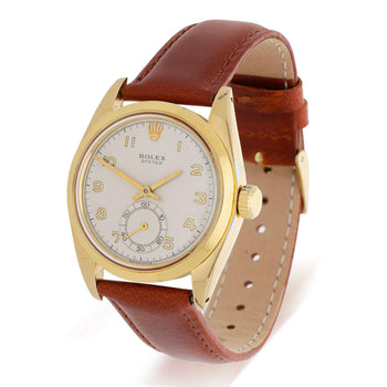 Vintage Rolex Oyster 6246 36mm Dial Small Seconds Manual Wind Watch Circa 1972 – Assay Jewelers