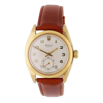Vintage Rolex Oyster 6246 36mm Dial Small Seconds Manual Wind Watch Circa 1972 – Assay Jewelers