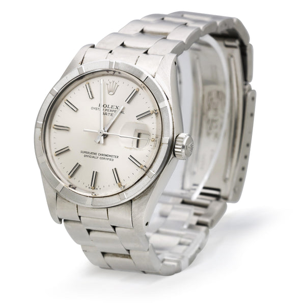 Vintage Rolex Oyster Perpetual Date Ref 1501 34mm Watch