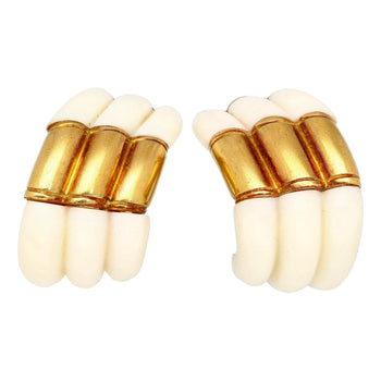 White Agate & 18K Yellow Gold Earring & Link Necklace Jewelry Set – Assay Jewelers