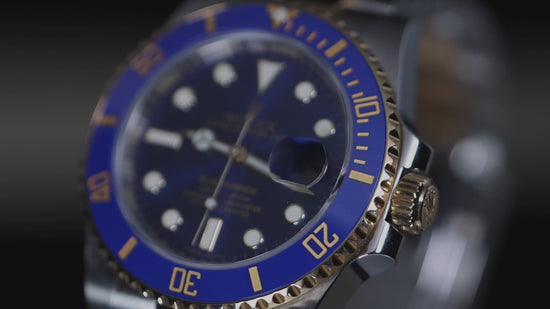 Rolex Submariner 116613LB Bluesy Two Tone Steel & 18K Gold Circa Full Set Watch